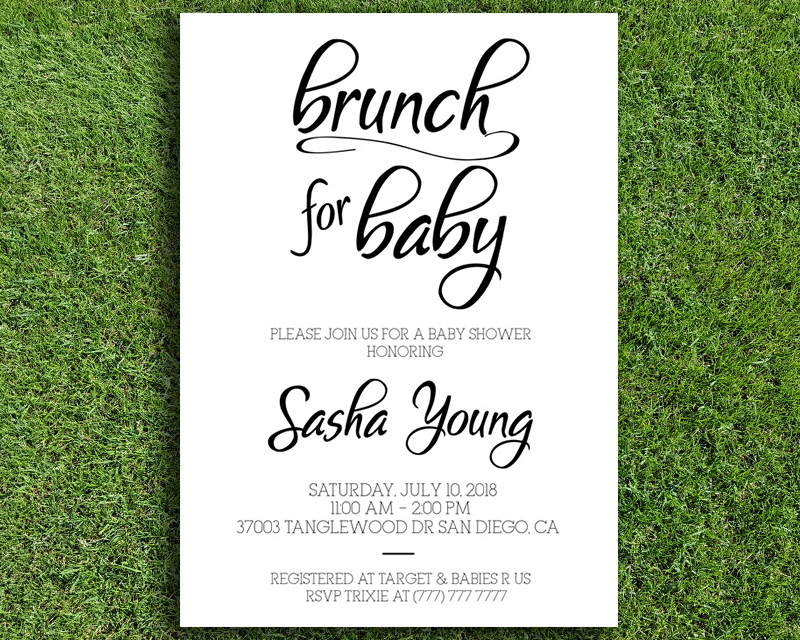 Featured image of post Brunch Baby Shower Invitations Search our selection of customizable and printable baby shower invitations for the best templates you can personalize in a few simple clicks